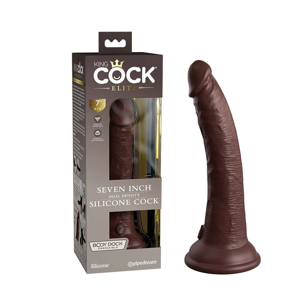 Pipedream King Cock Elite 7 Inch Dual Density Cock Dildo