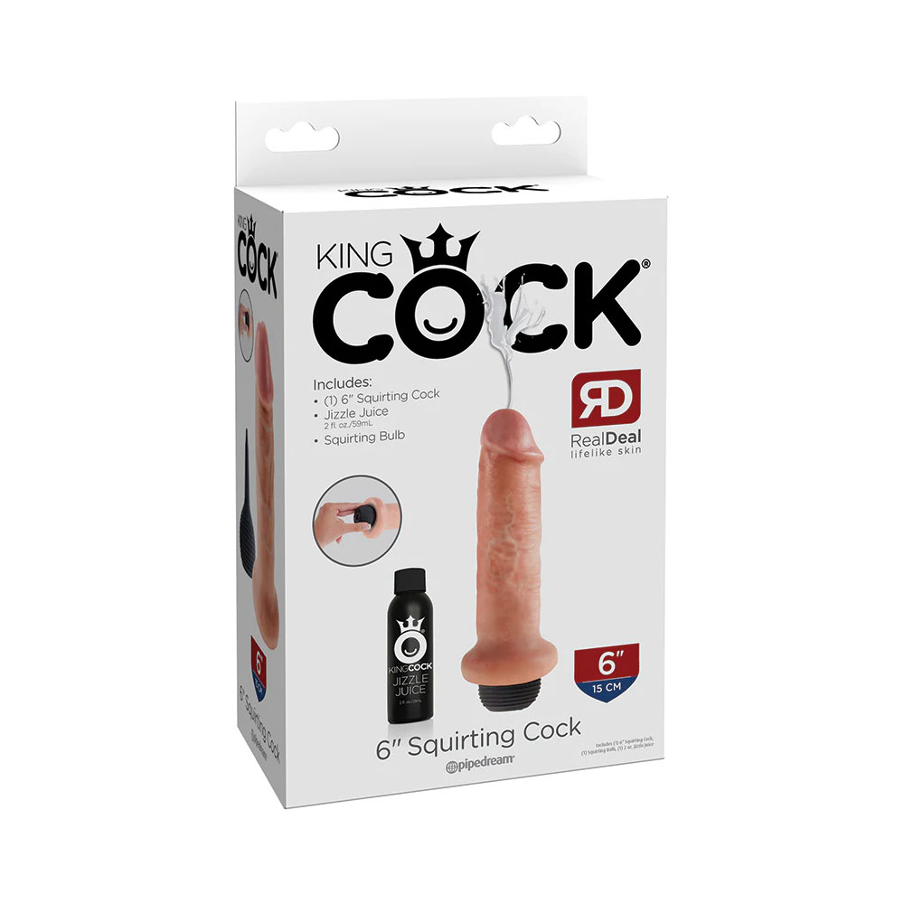 King Cock Squirting Flesh 6 inch Cock 1111