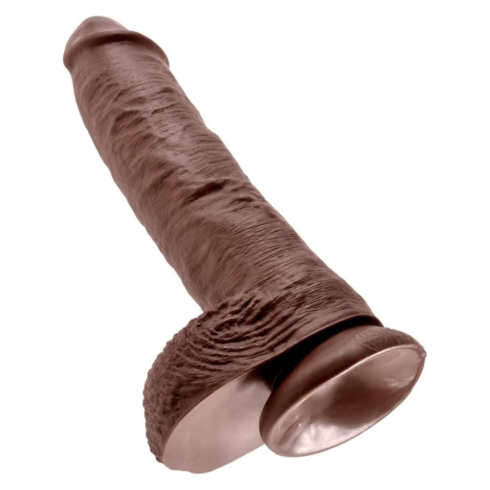 Pipedream King Cock 10 Inch Brown Cockssw