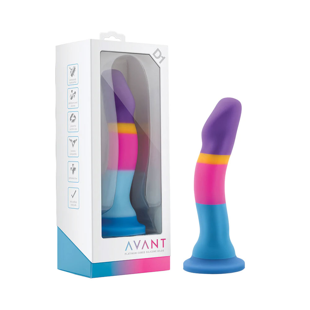 Avant D1 Hot N Cool Platinum Cured Silicone Dildo