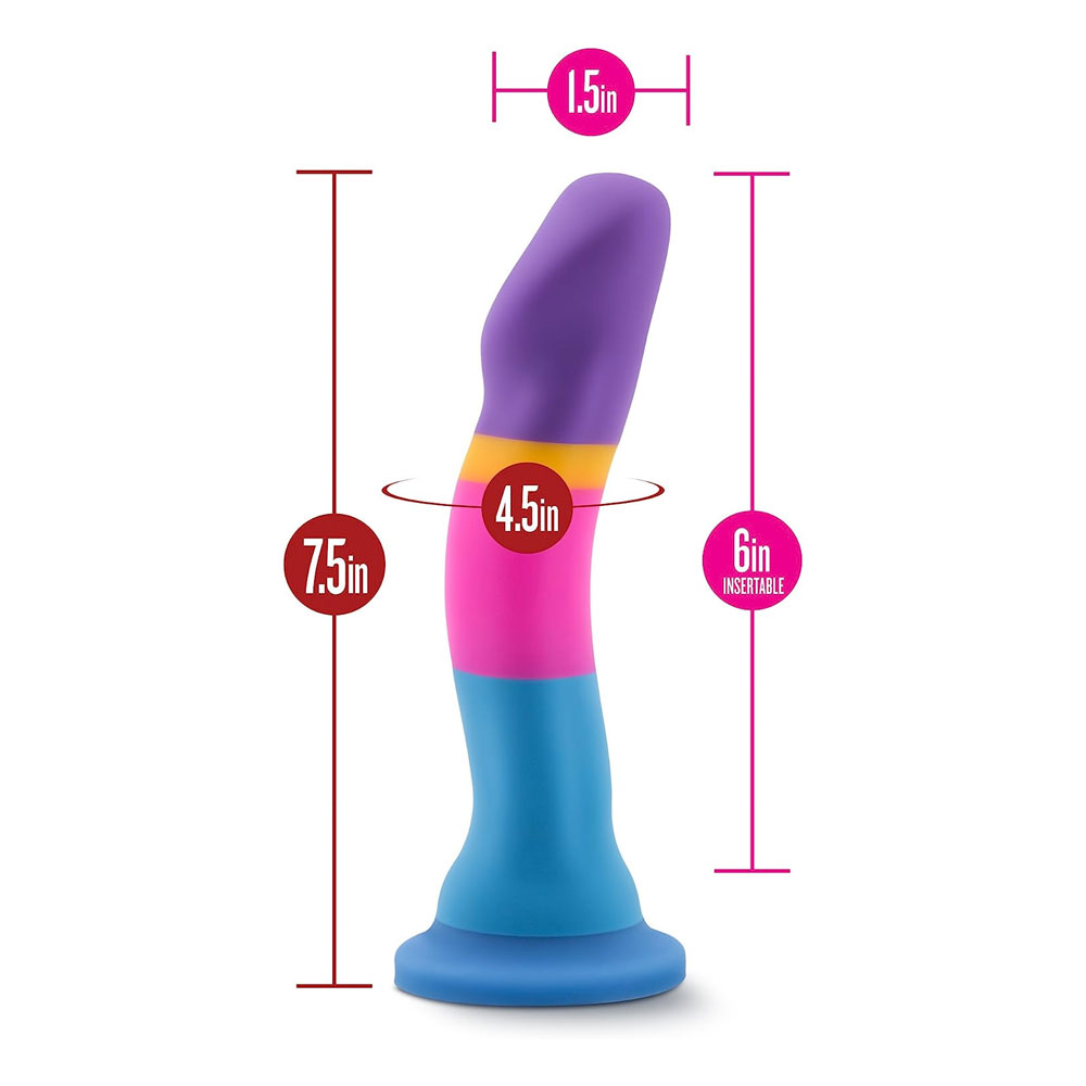 Avant D1 Hot N Cool Platinum Cured Silicone Dildo