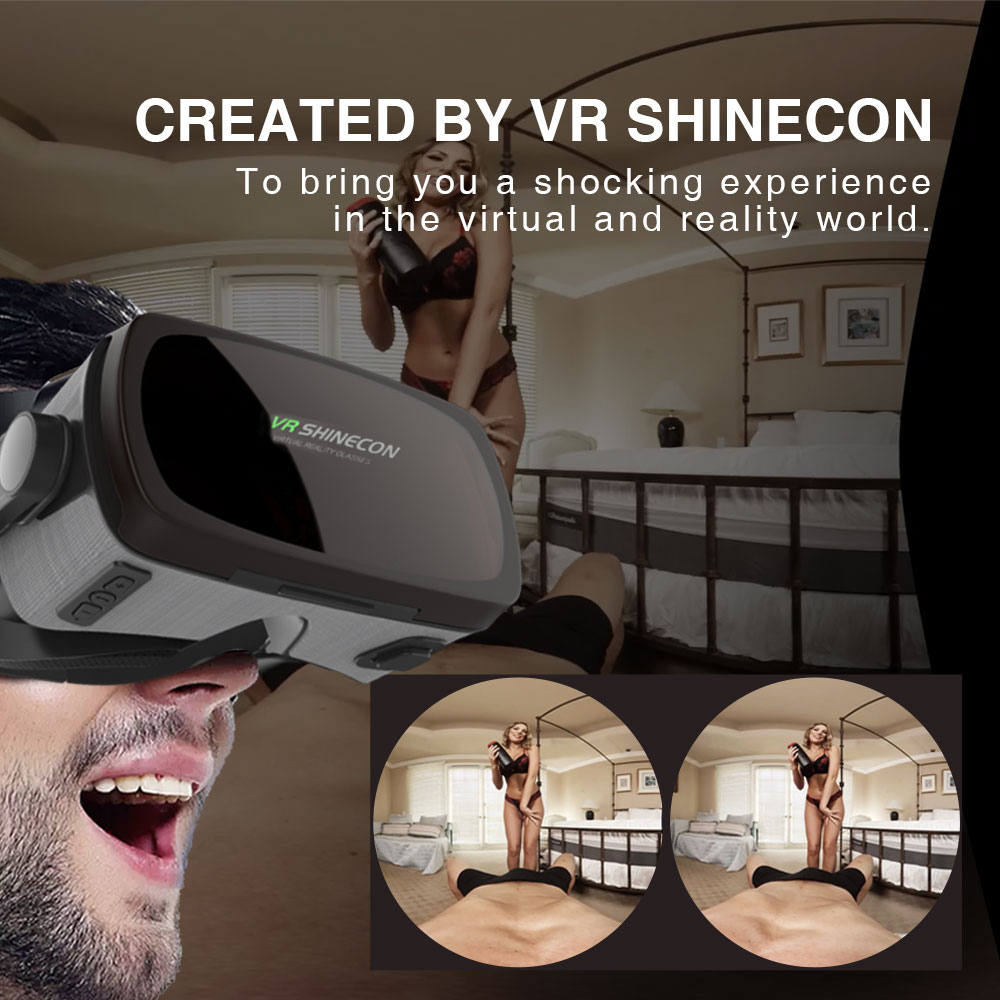 Virtual Reality 3D VR 9.0 With Stereo Headset 