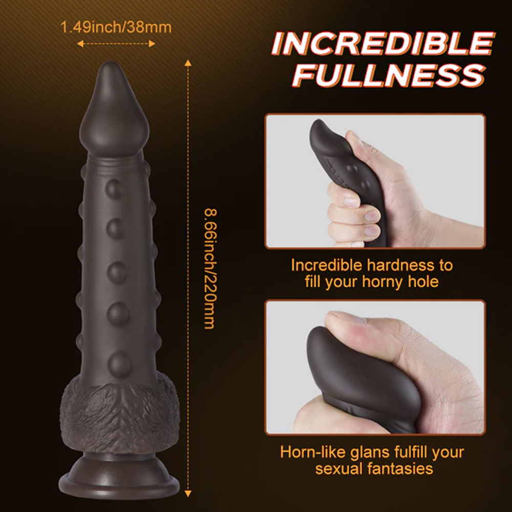 Alger 8 Inch Thrusting Dildo With Remote Control