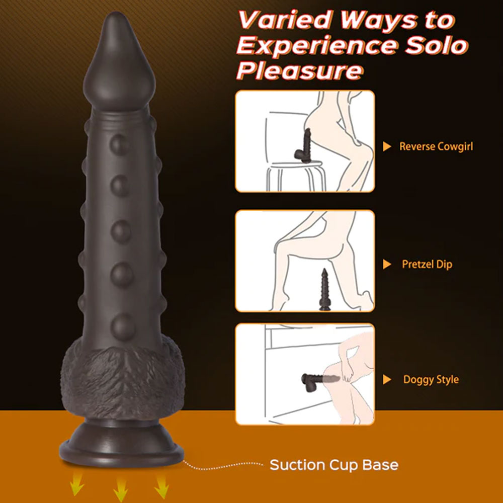 Alger 8 Inch Thrusting Dildo With Remote Control