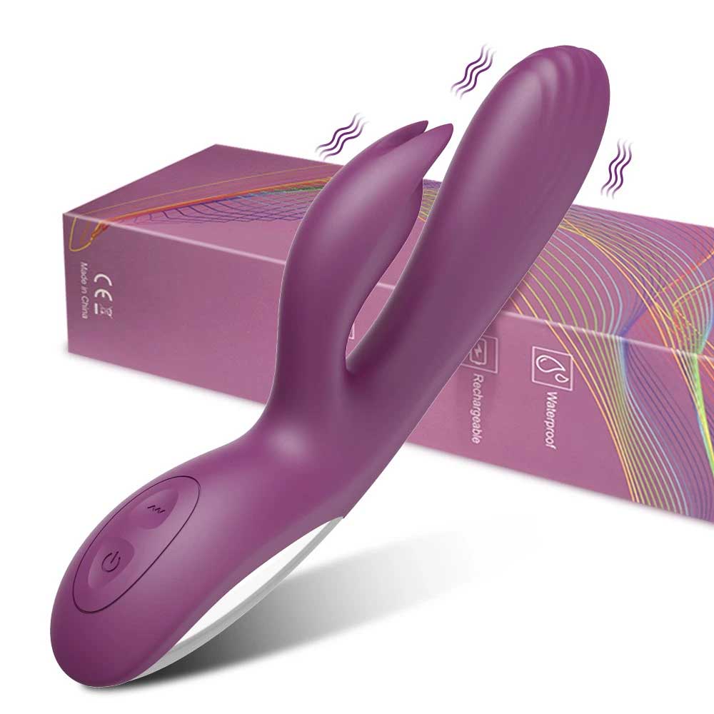 Black / Purple Womens G Spot Rabbit Vibrator