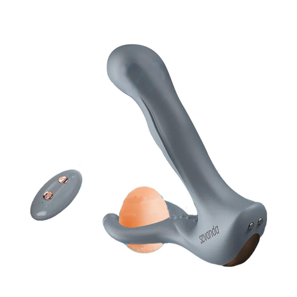 LOCKINK Sevanda E-stim and Vibration Prostate Massager with Remote Control