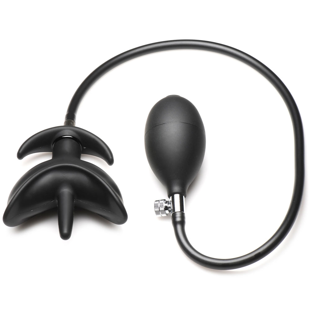 Master Series Ass Bound Anchor Inflatable Silicone Anal Plug