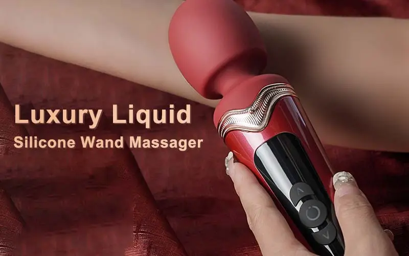 Experience Pure Pleasure: Luxury Liquid Silicone Wand Massager