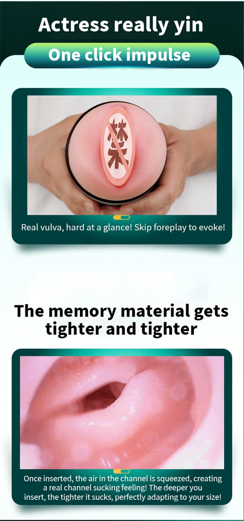 Leten Birds Vibrator Male Masturbator Vagina Toy with APP Control
