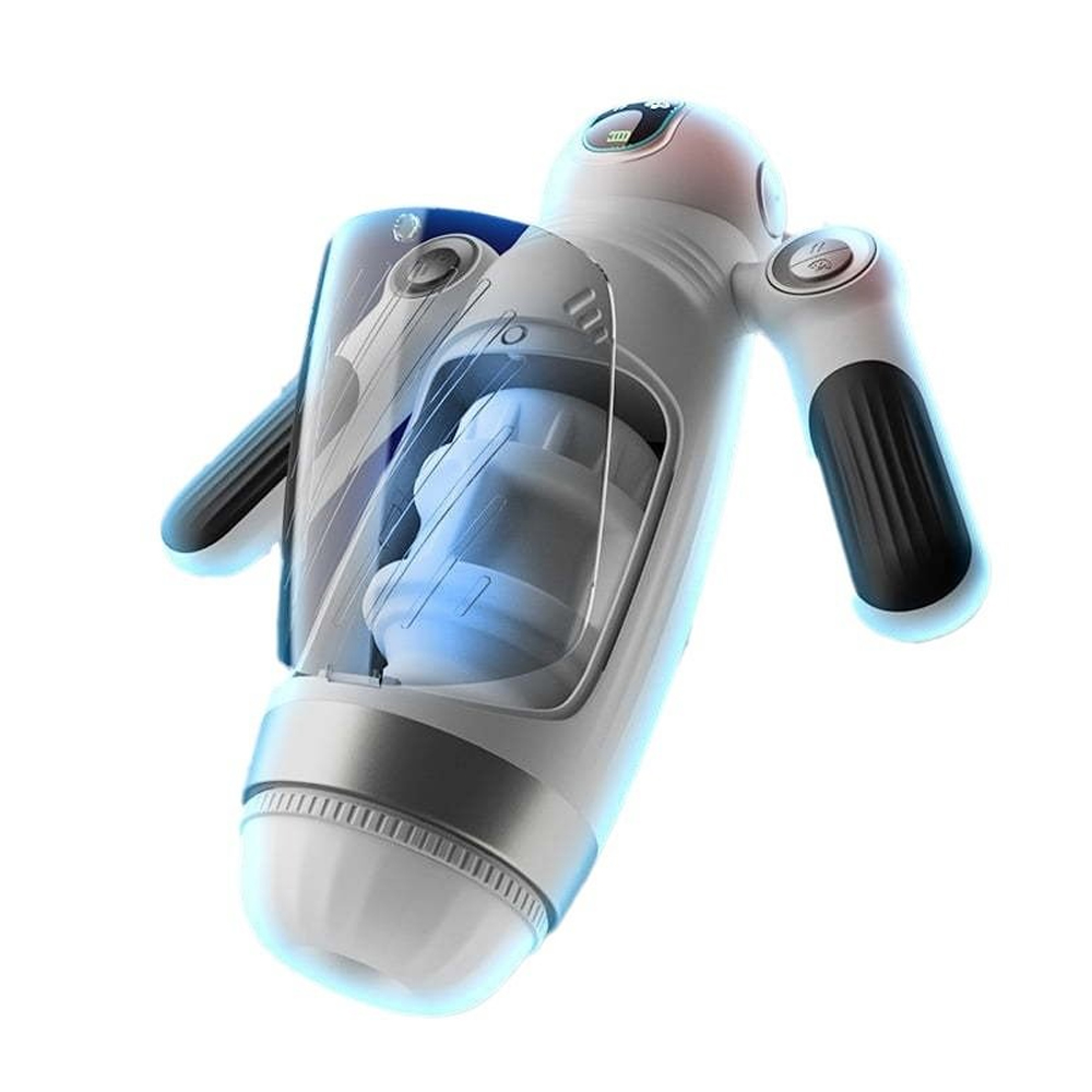 White Bella Bot Robot Male Penis Auto Stroker