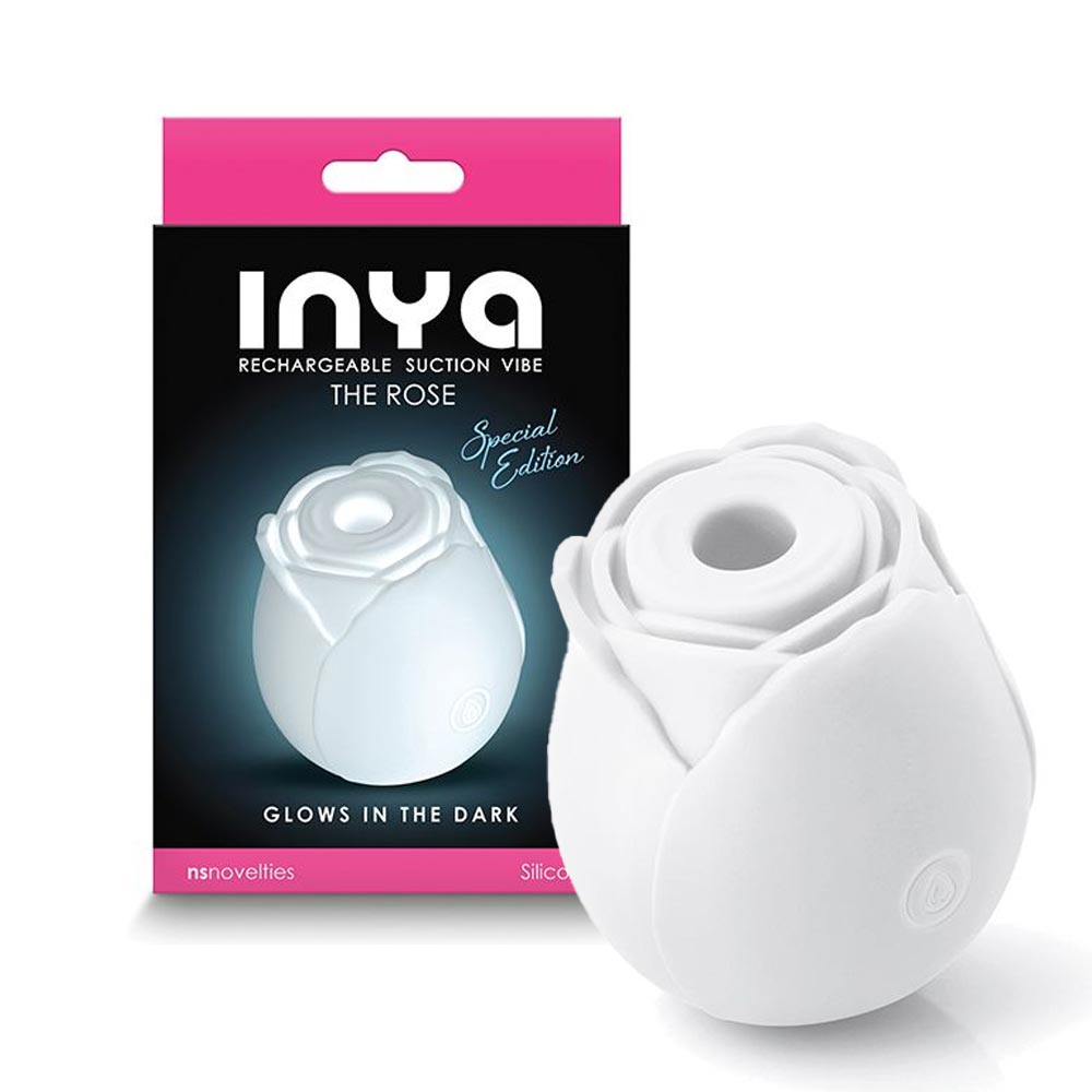 INYA Rose Suction Vibe - Glow in the Dark