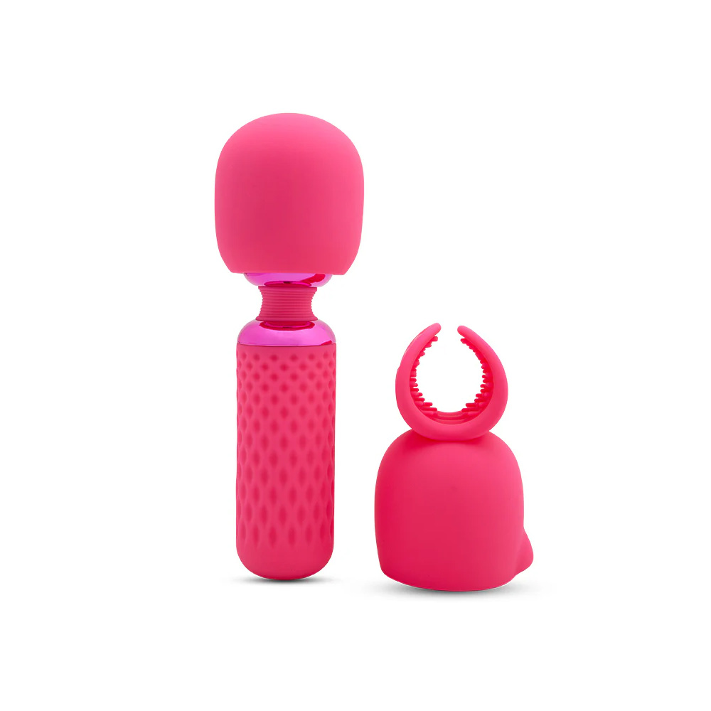 Nubii Harlow Mini Wand Vibrator with Masturbator Attachment