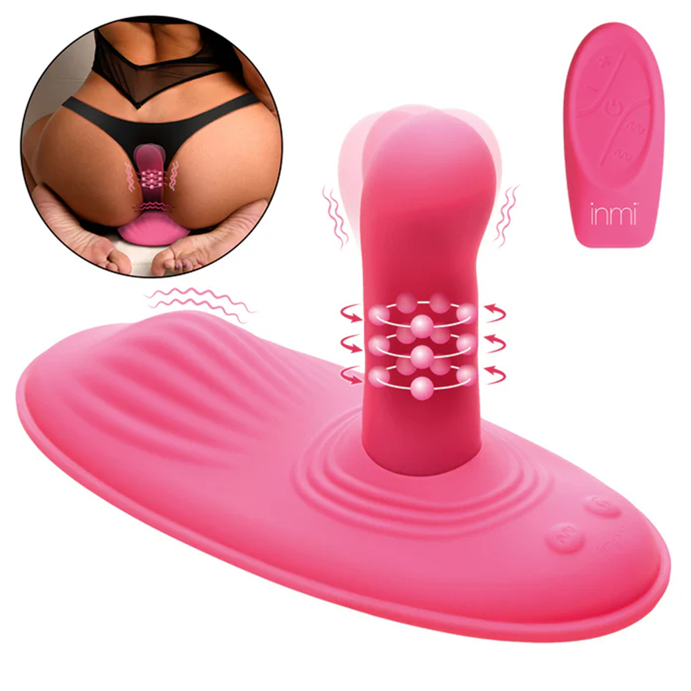 Rotaing Vibrating Dildo 3 in 1 Sex Grinder Vibrator with Remote