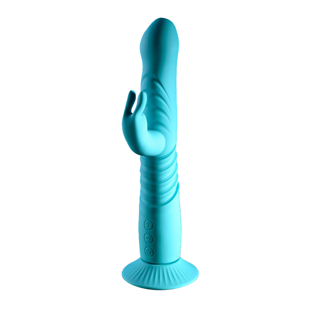 Evolved Novelties Bunny Hop Thrust Rabbit Vibrator w/Suction Cup