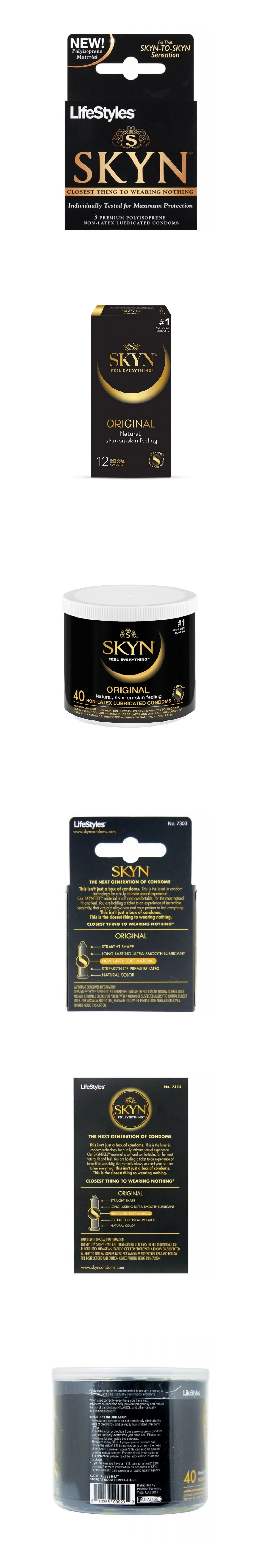 lifestyles skyn premium polyisoprene lubricated condoms soft natural feel for latex allergy