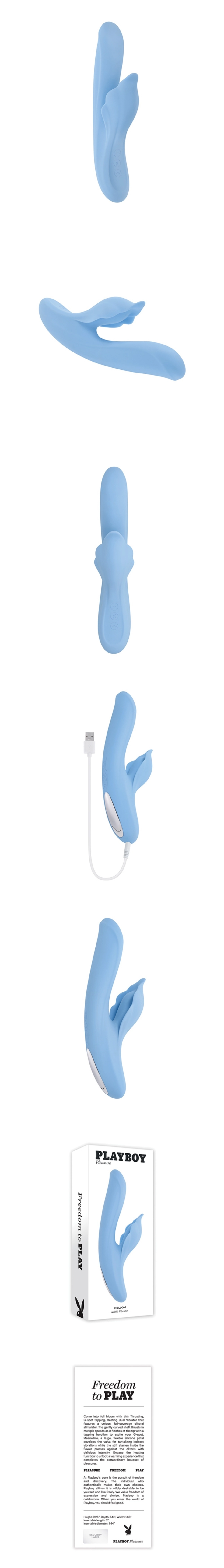 playboy pleasure in bloom sky ergonomic curved shaft for G-spot  