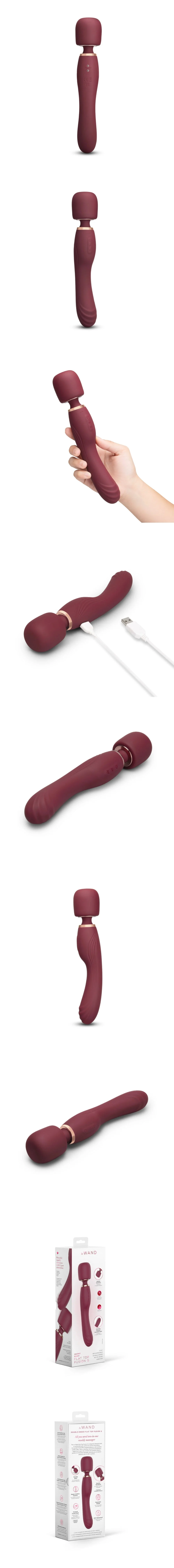 le wand flat top fusion g luxury wand vibrators dual ended powerful rumbly sensations