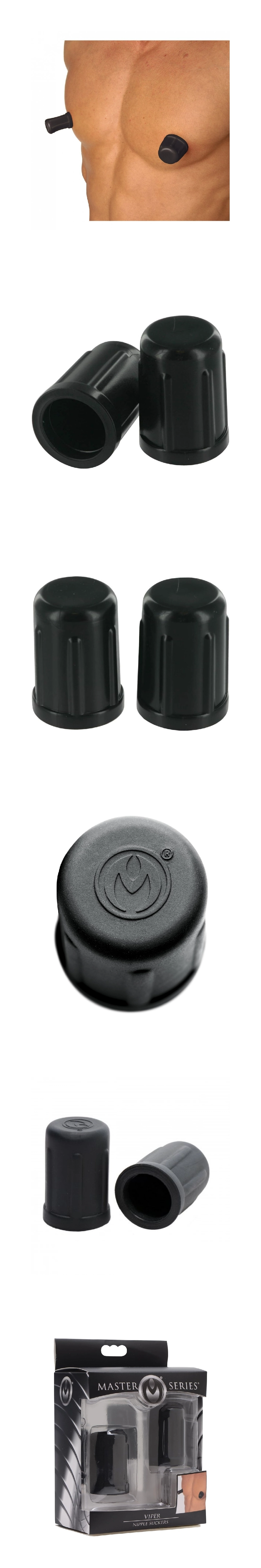 xr brands viper snake bite nipple suckers bdsm super suction cups