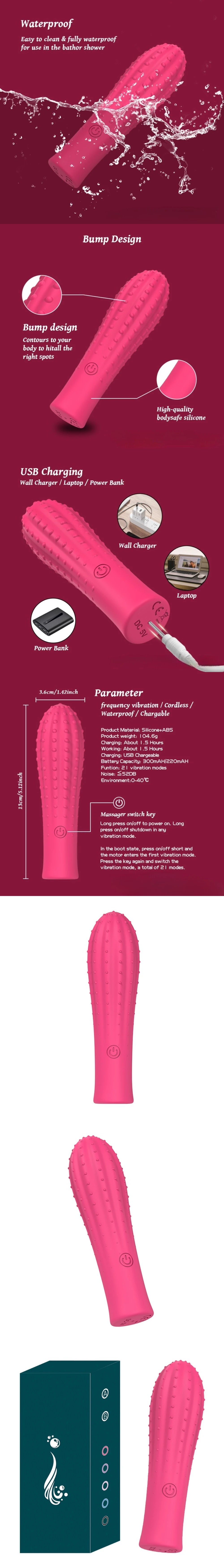 venusfun full silicone bullet vibrator women’s intimate massager for powerful climax