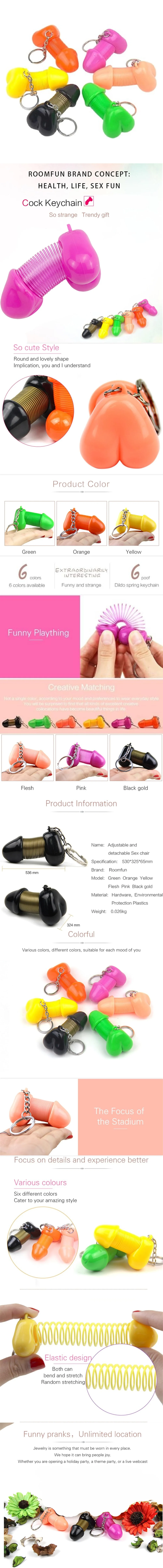 venusfun funny prank penis keychain funny ornament spoof gifts for adults