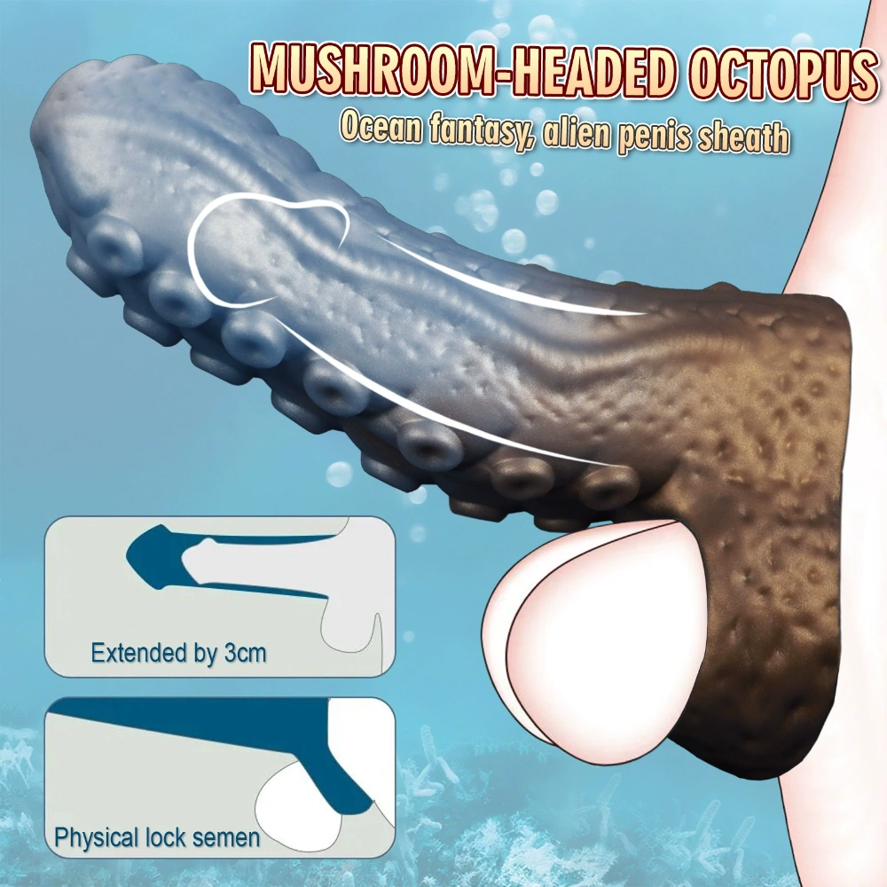 Venusfun Hollow Octopus Penis Sleeve Silicone Masturbator
