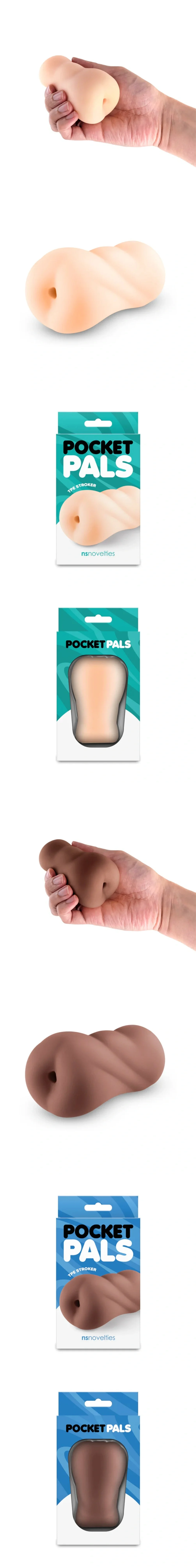 ns novelties pocket pals anal stroker realistic male masturbator