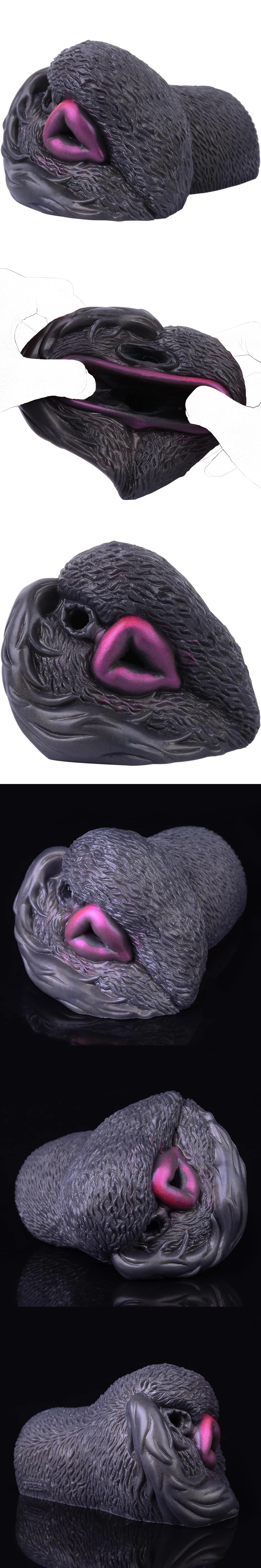 geeba dog dual hole animal pussy fantasy masturbator stroker for men