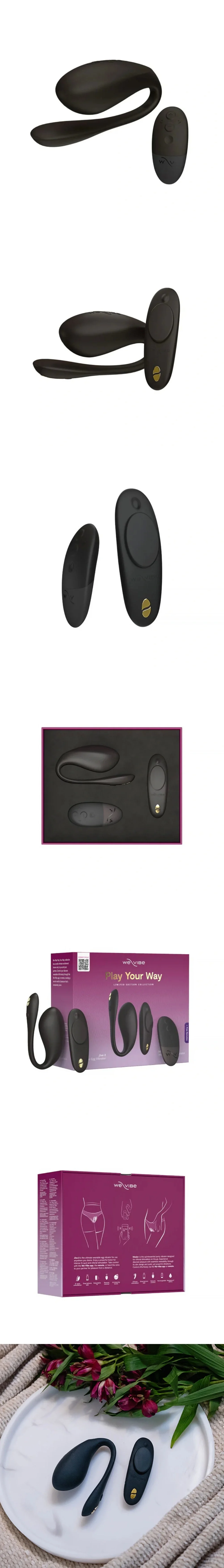 we-vibe play your way jive 2 and moxie wearable vibrator set couples app control