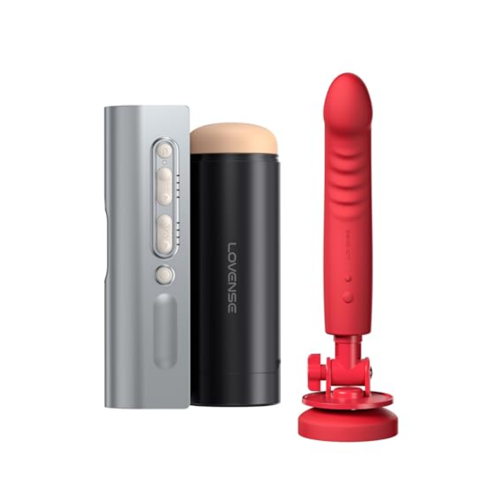 couples remote control sex toys Lovense Solace Pro&Mission2 Interactive Couple Set App-Controlled