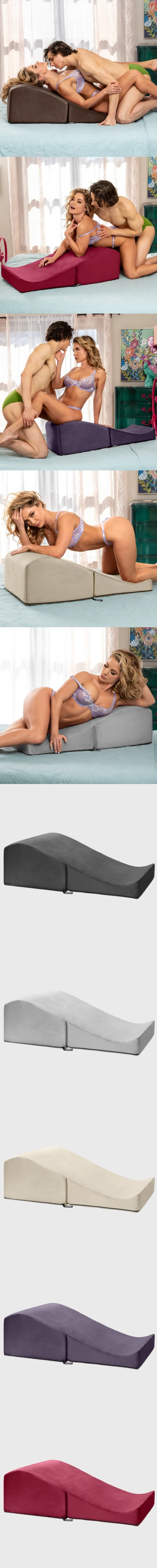 liberator flip ramp microvelvet pillow for couples comfortable BDSM support easy clean