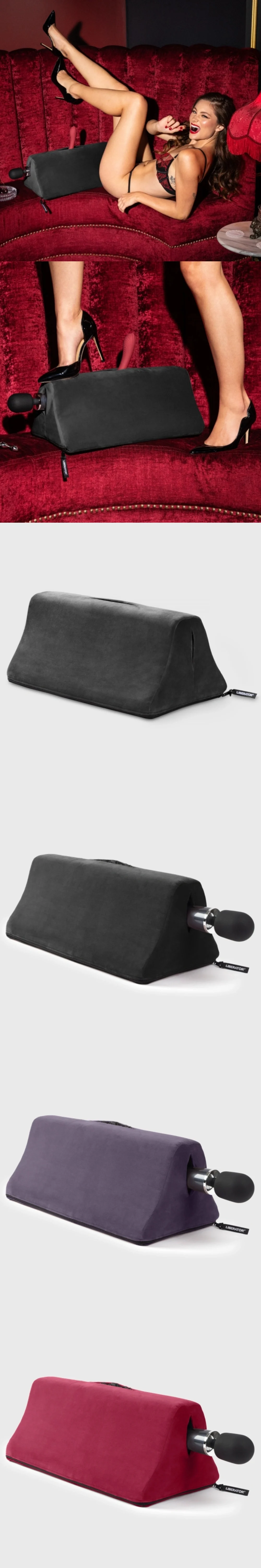 liberator tula dual toy mount positioning pillow bedroom gear with dual pockets for couples