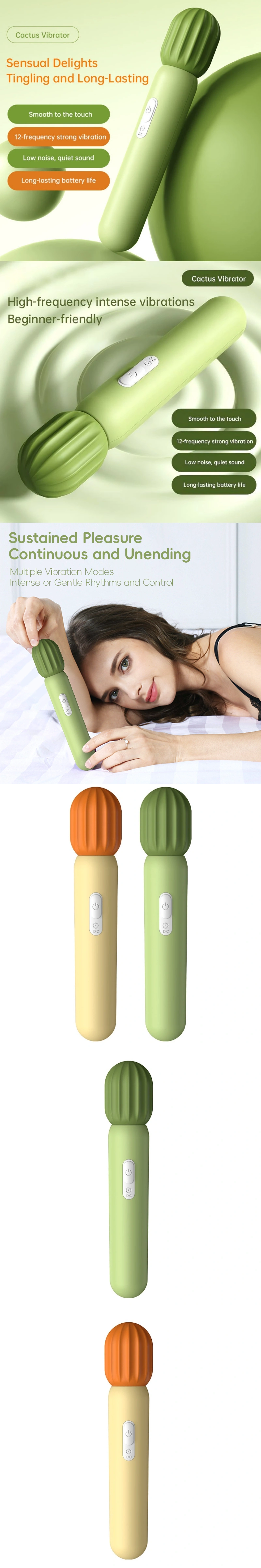 venusfun cactus vibe clitoris vibrator av wand massager