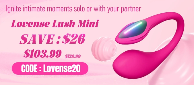 Lovense Lush Mini Small & Powerful G-Spot Egg Vibrator With App Controlled