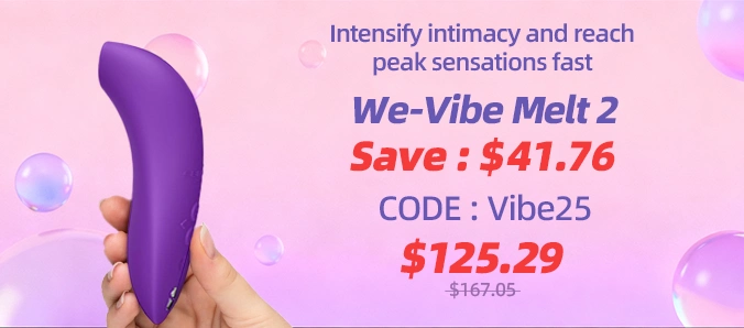 We-Vibe Melt 2 Suction Vibrator Adult Sex Toy for Women
