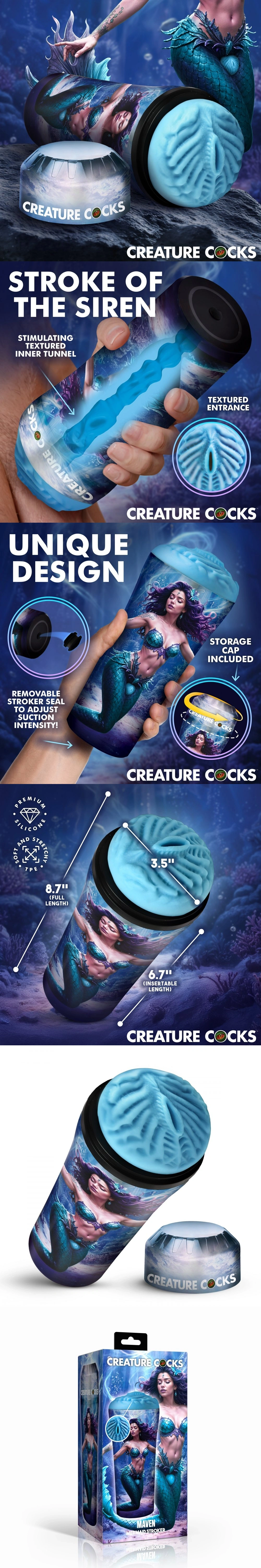 creature cocks maven mermaid stroker