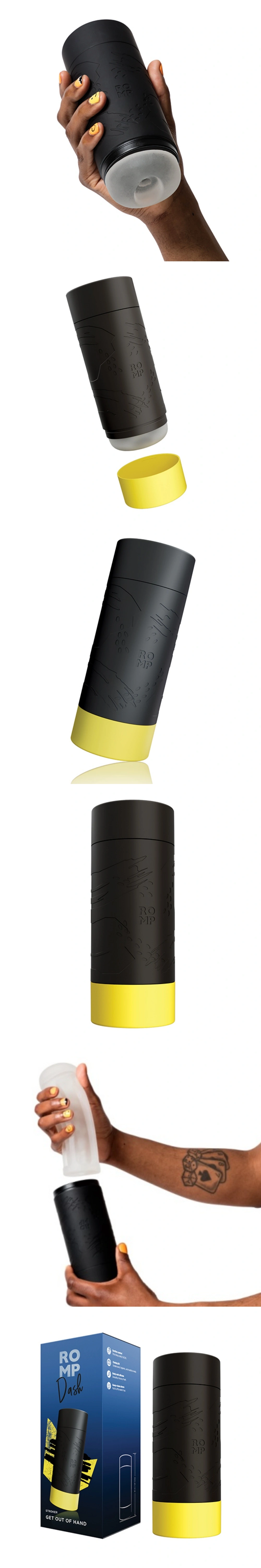 romp dash male stroker manual masturbator