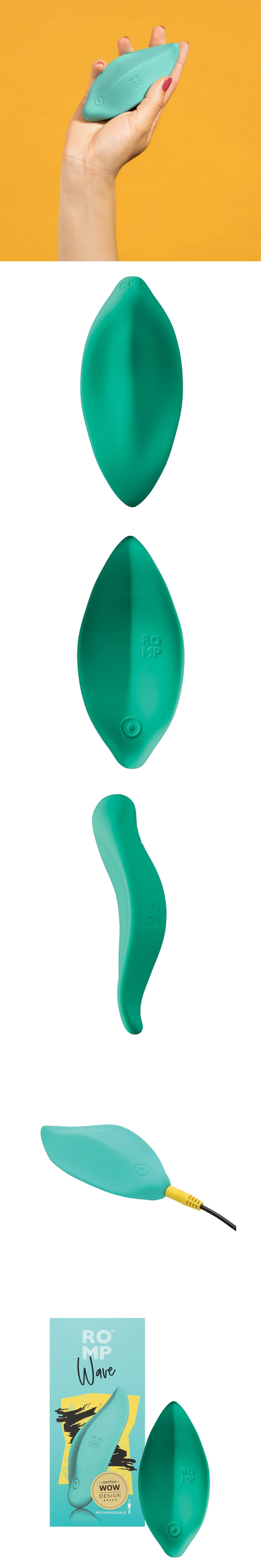 romp wave lay on vibrator clit vibe quiet discreet massager