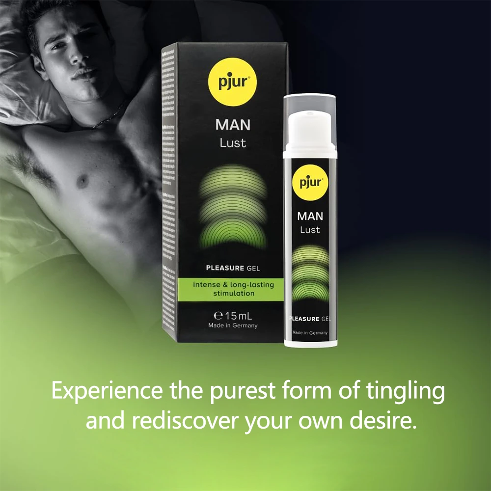 pjur man lust gel water based intimate stimulation gel for men
