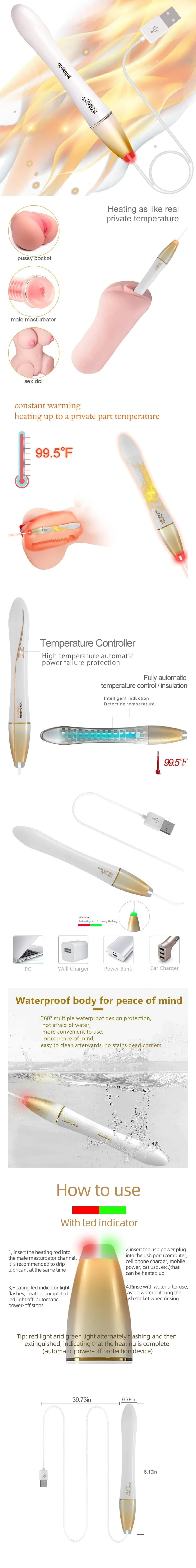 Venusfun Fire Dragon heating rod dual stick USB auto temperature control 42°C