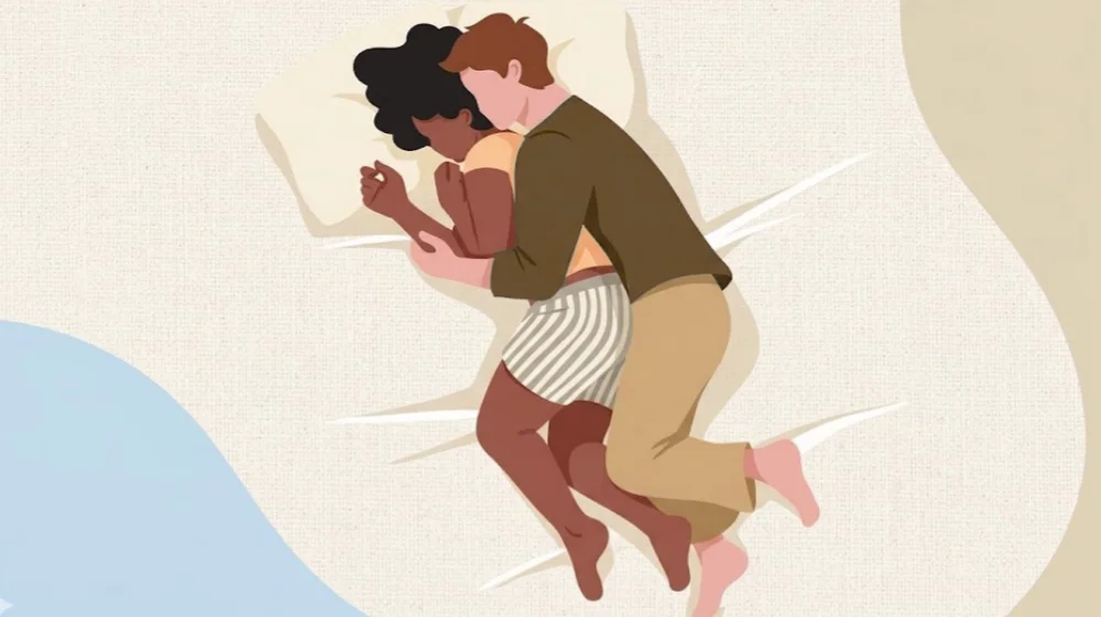 Best spooning position when his dick feels too big with controlled depth slow pace and better comfort