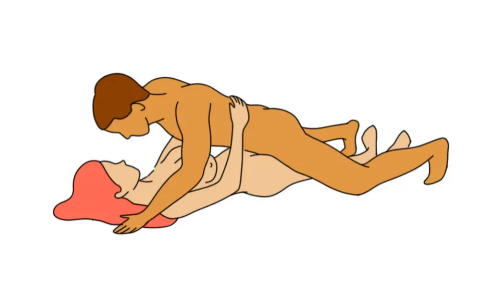 Closed missionary position for big dick comfort with legs closer together shallow movement and better depth control