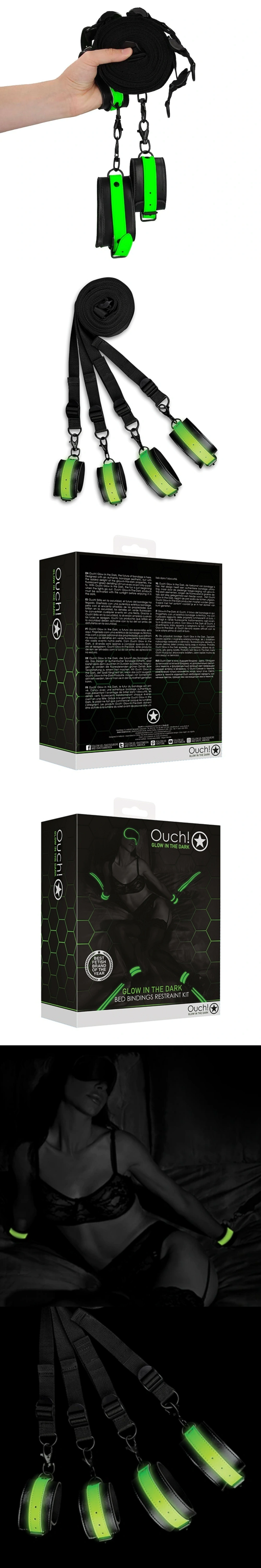 shots ouch bed bindings restraint kit