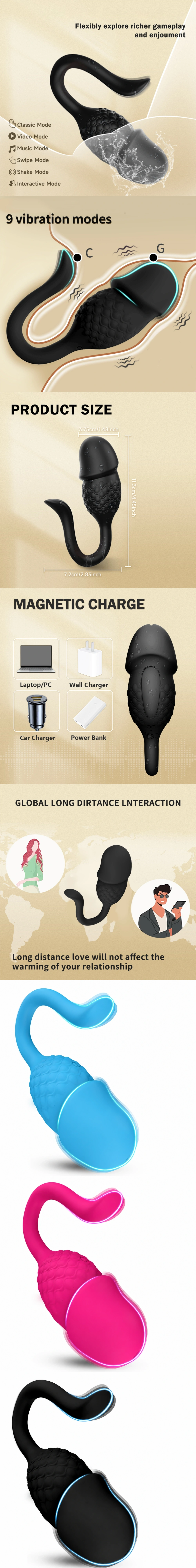 wearable panty vibrator glans shaped vibe