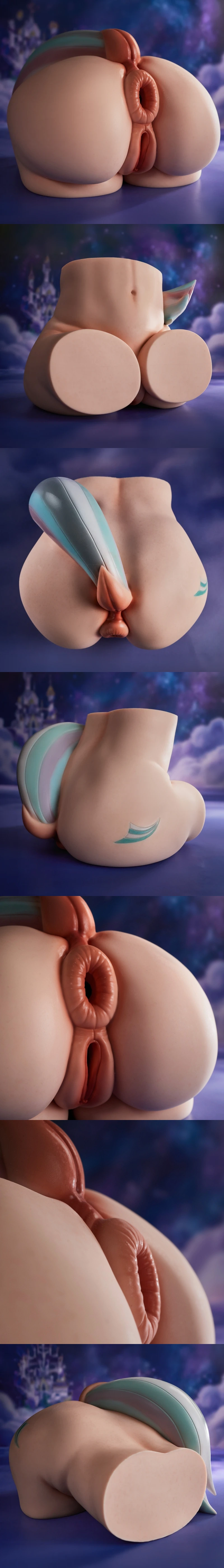 climax pa razor large anime silicone butt torso dual channel sex doll