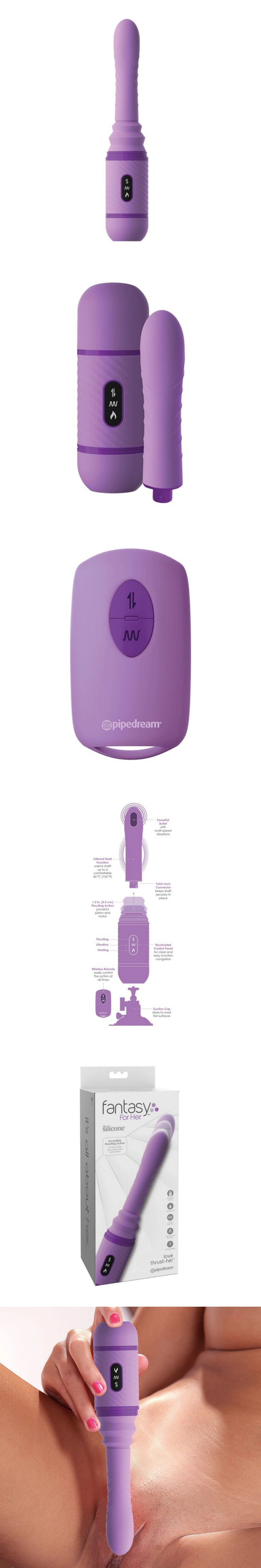 pipedream fantasy for her love thrust her thrusting vibrator