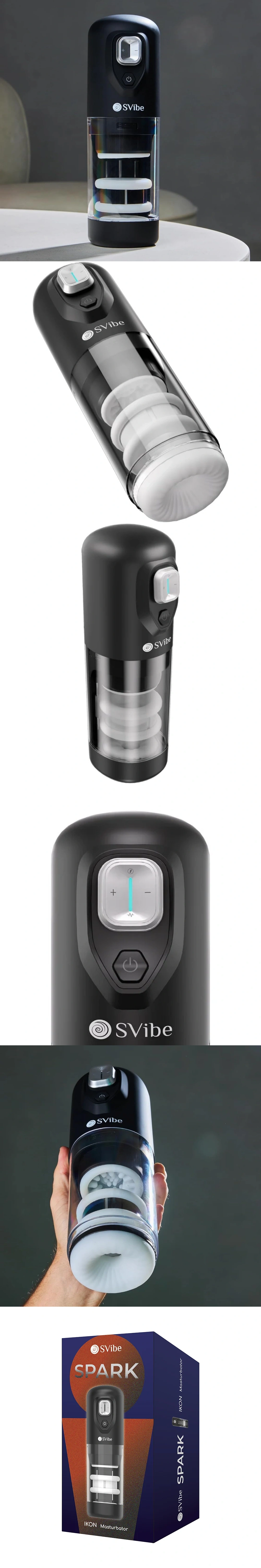 svibe ikon spark masturbator automatic hands free masturbator