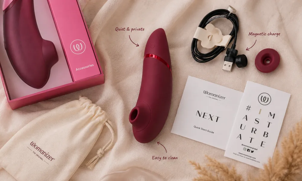 womanizer next controls: intensity, climax control and smartsilence explained
