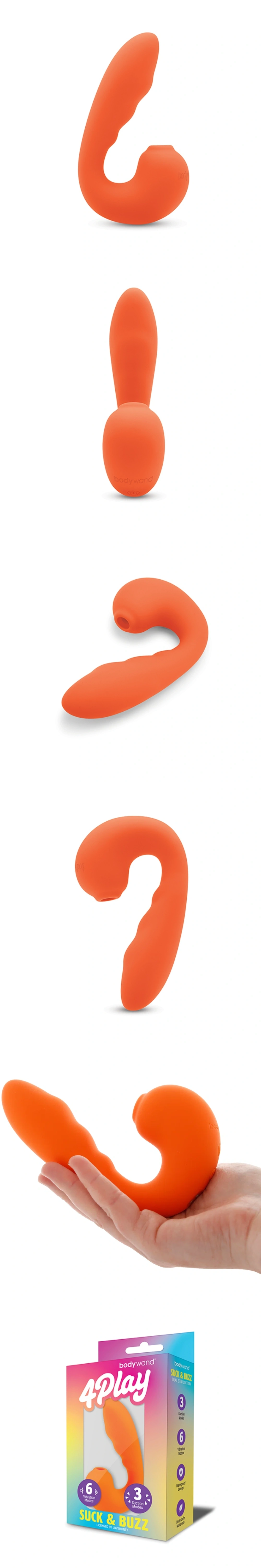 bodywand 4 play suck and buzz clitorial vibrator