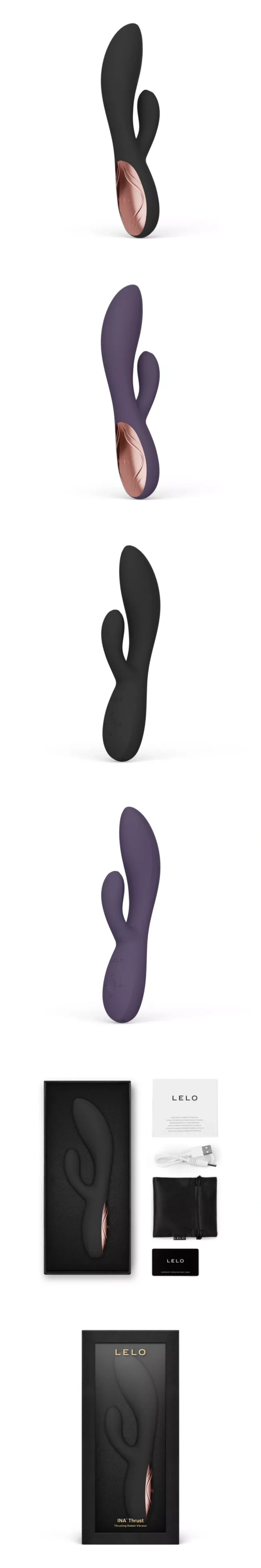 lelo ina thrust dual ended thrusting vibrator lelo ina thrust dual ended thrusting vibrator