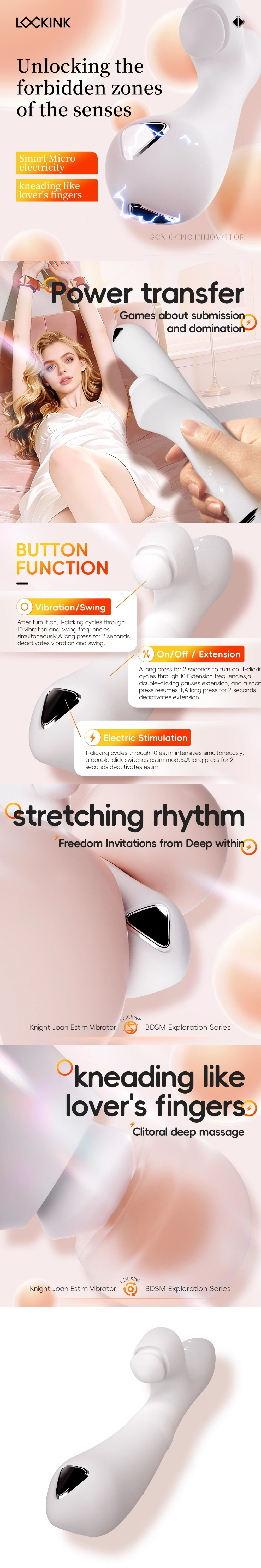 lockink knight joan estim clitoral vibrator